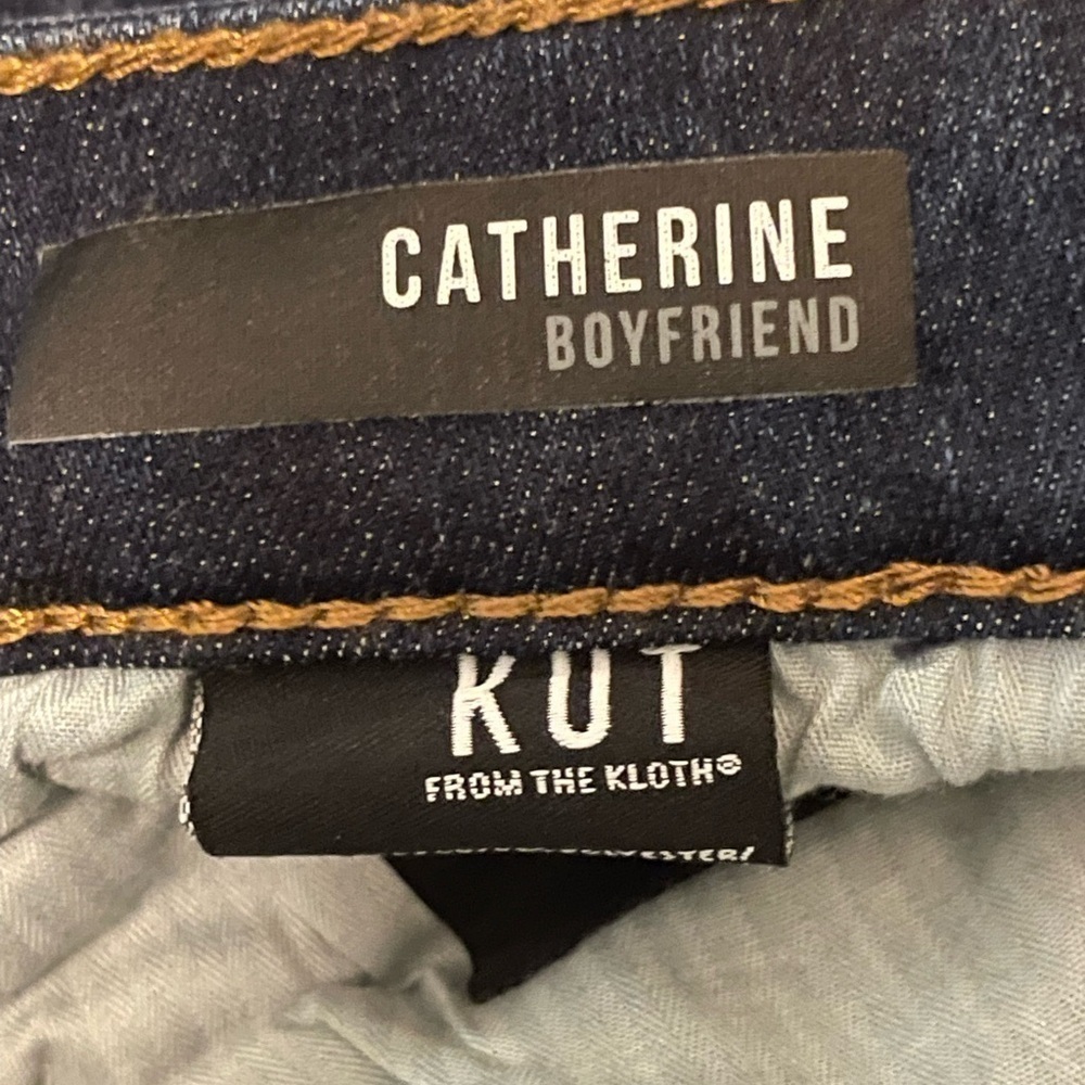 Kut From The Kloth Catherine Boyfriend Jean Blue Denim Size 0 - Picture 13 of 15